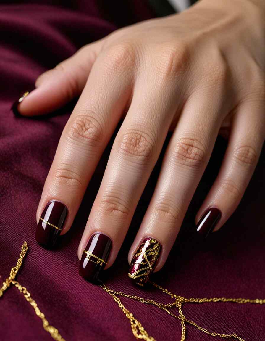 Осінній манікюр 2026 на короткі нігті: новинки, фото ідей %D0%B1%D1%83%D1%80%D0%B3%D1%83%D0%BD%D0%B42 8, 17, Осінній манікюр 2026 на короткі нігті: новинки, фото ідей Осінній манікюр