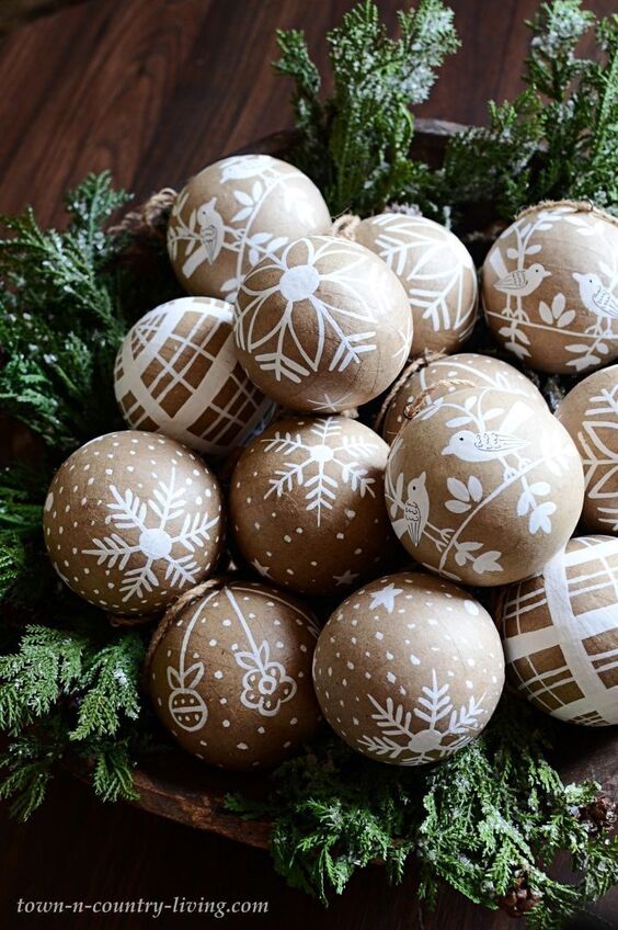 Новорічні кулі на ялинку своїми руками: ідеї красивого декору+інструкції з фото %D0%B4%D0%B5%D1%80%D0%B5%D0%B2%D0%BE2 12, 20, Новорічні кулі на ялинку своїми руками: ідеї красивого декору+інструкції з фото новорічні кулі