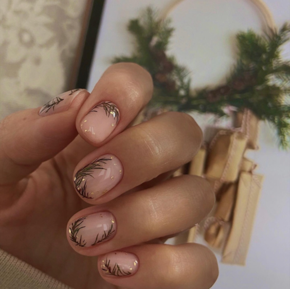 Новорічний манікюр: тренди, які захочеться повторити! Велика добірка фото %D0%B5%D0%BB%D0%BA%D0%B0, 79, Новорічний манікюр: тренди, які захочеться повторити! Велика добірка фото новогодний маникюр