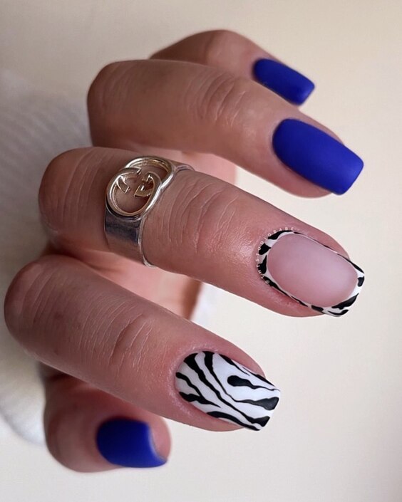 125 дивовижних ідей манікюру на осінь-2025: тренди, фото %D0%B6%D0%B8%D0%B2%D0%BE%D1%82%D0%BD%D1%8B%D0%B5 %D0%BF%D1%80%D0%B8%D0%BD%D1%82%D1%8B, 47, 125 дивовижних ідей манікюру на осінь-2025: тренди, фото осінній манікюр