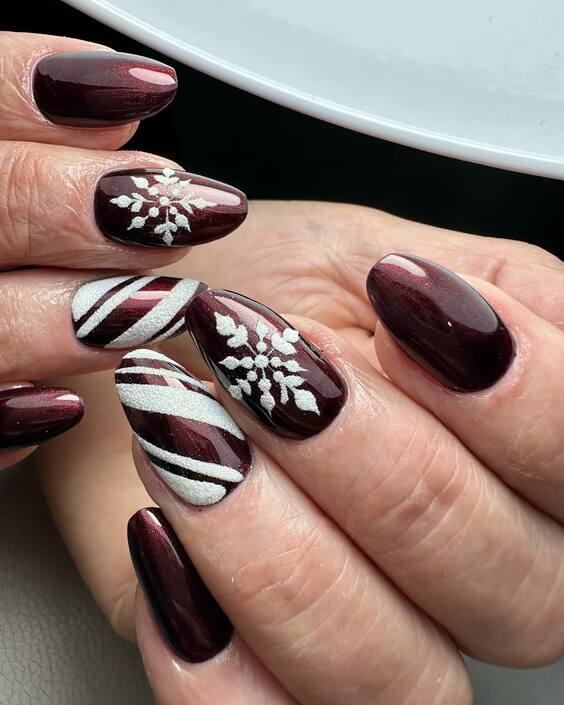 Новорічний манікюр: тренди, які захочеться повторити! Велика добірка фото %D0%BA%D1%80%D0%B0%D1%81%D0%BD5 17, 21, Новорічний манікюр: тренди, які захочеться повторити! Велика добірка фото новогодний маникюр