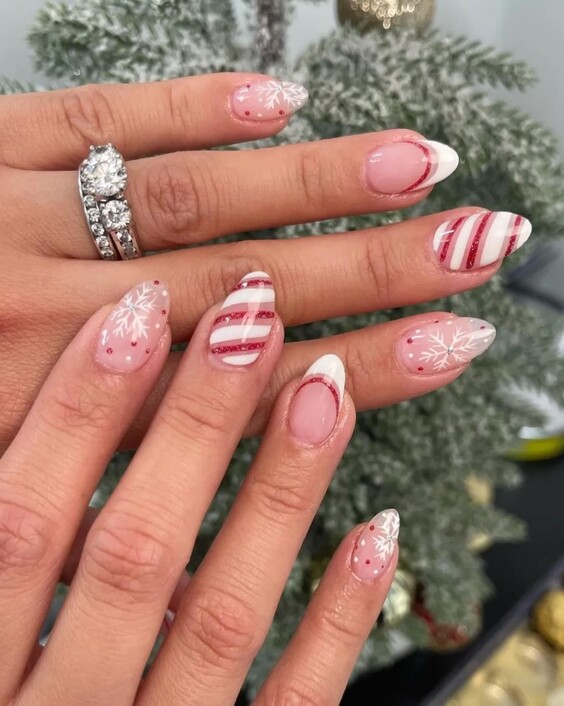 Новорічний манікюр: тренди, які захочеться повторити! Велика добірка фото %D0%BA%D1%80%D0%B0%D1%81%D0%BD7 14, 17, Новорічний манікюр: тренди, які захочеться повторити! Велика добірка фото новогодний маникюр