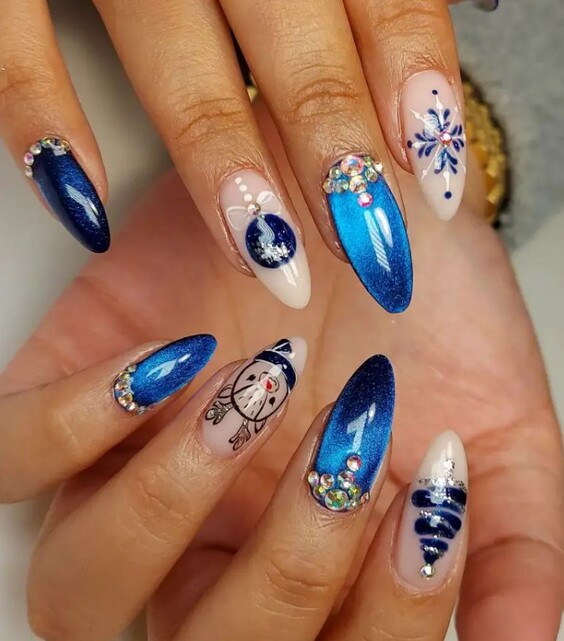 Новорічний манікюр: тренди, які захочеться повторити! Велика добірка фото %D1%81%D0%B8%D0%BD%D0%B8%D0%B94 14, 46, Новорічний манікюр: тренди, які захочеться повторити! Велика добірка фото новогодний маникюр