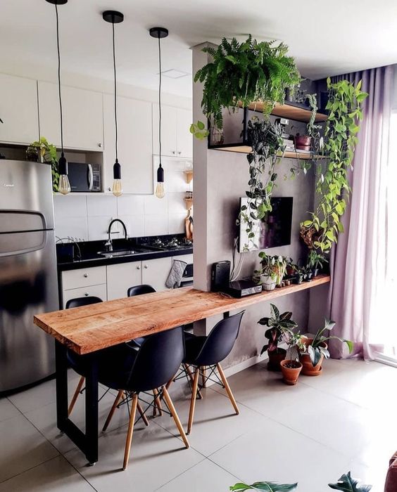 14, 17, Навіщо потрібна барна стійка на кухні? Стилі, варіанти розміщення барна стійка на кухні