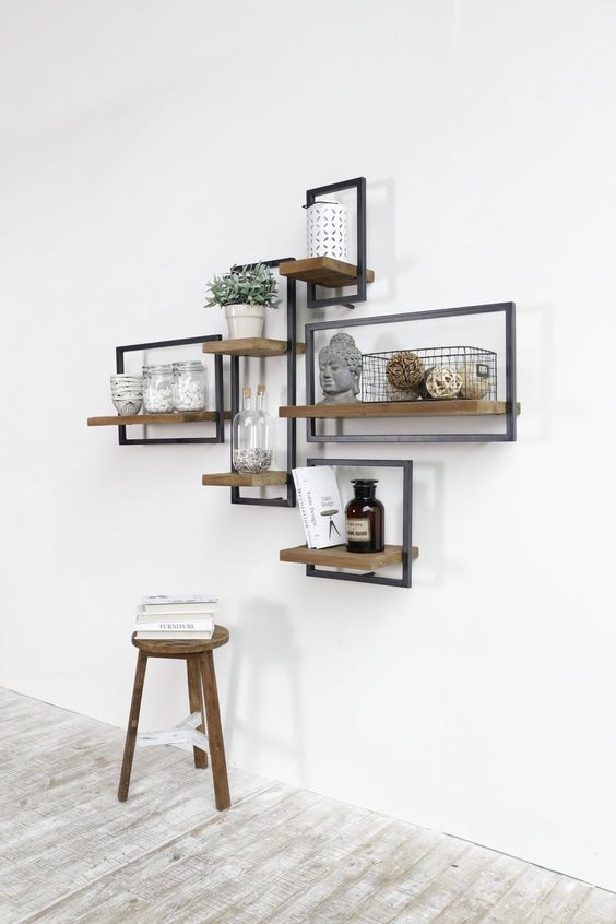 Полиці на стіну у квартирі: види, матеріали, способи розміщення 140, 41, Полиці на стіну у квартирі: види, матеріали, способи розміщення полки на стену