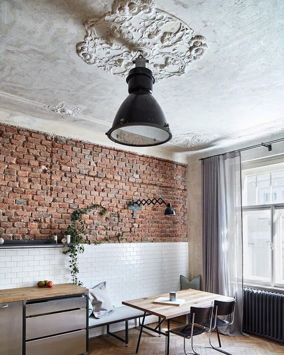 Біла цегляна стіна в інтер'єрі: поради, фото 23 6, 39, Біла цегляна стіна в інтер'єрі: поради, фото белая кирпичная стена