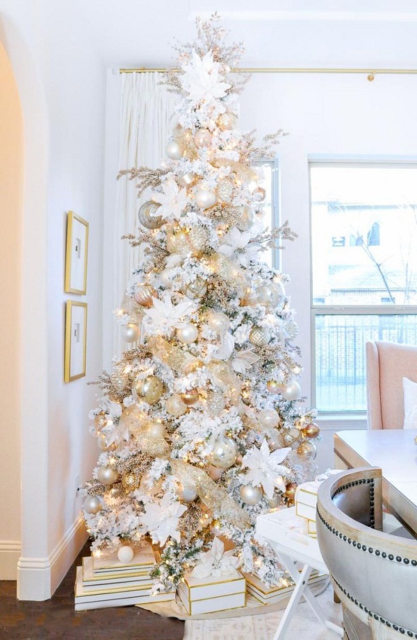 Як прикрасити білу ялинку красиво: 35 крутих ідей! Фото та поради 24 kopiya, 3, Як прикрасити білу ялинку красиво: 35 крутих ідей! Фото та поради Як прикрасити білу ялинку