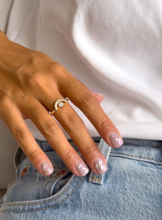 Осінній манікюр 2026 на короткі нігті: новинки, фото ідей 3%D0%B4, 6, Осінній манікюр 2026 на короткі нігті: новинки, фото ідей Осінній манікюр