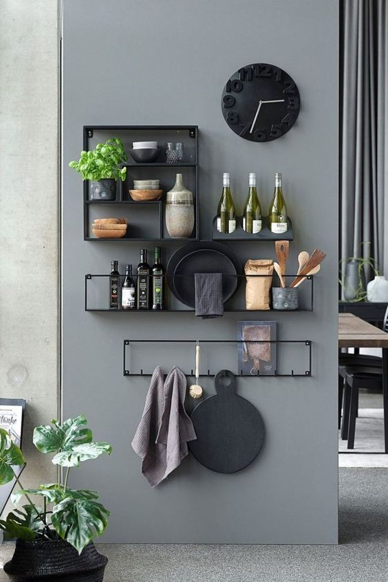 Полиці на стіну у квартирі: види, матеріали, способи розміщення 38 1, 19, Полиці на стіну у квартирі: види, матеріали, способи розміщення полки на стену