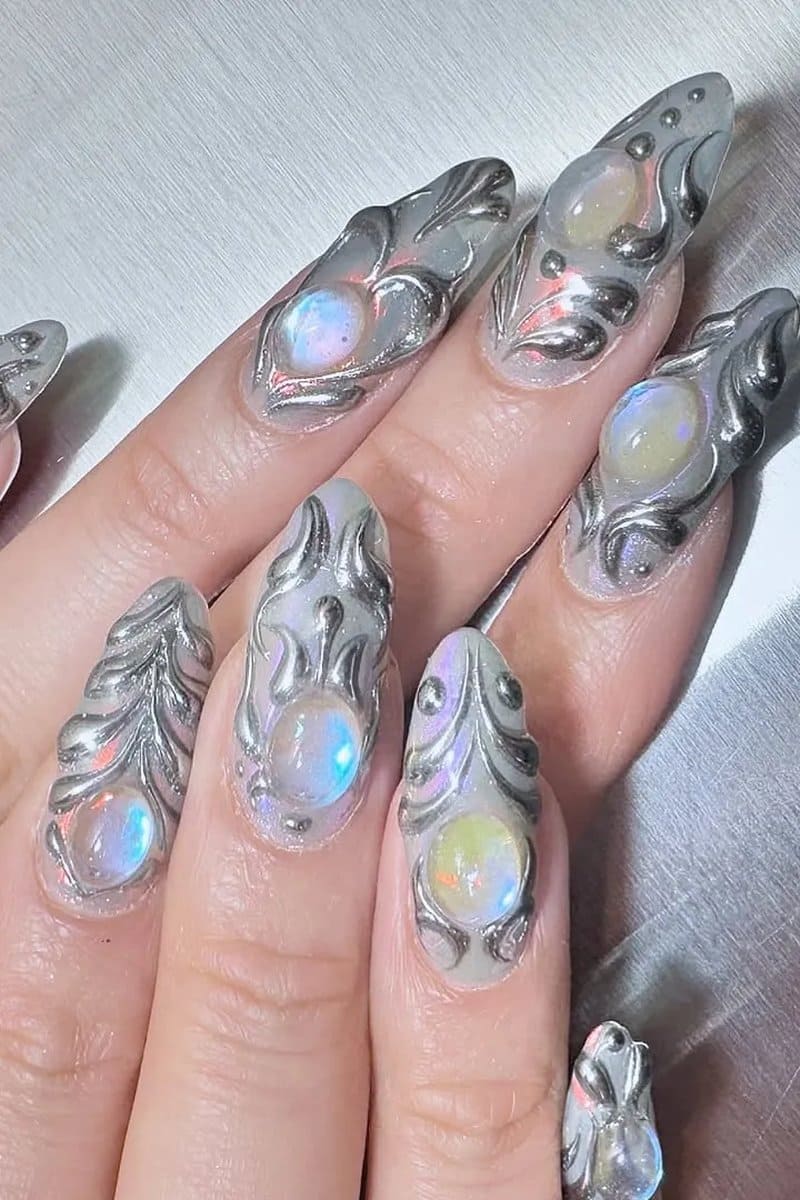 65 найкращих фото-ідей новорічного манікюру 2026: тренди, кольори, декор 3d3 1, 47, 65 найкращих фото-ідей новорічного манікюру 2026: тренди, кольори, декор Манікюр 2026