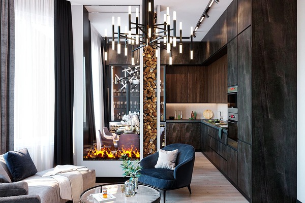 На дровах, на газі, біопаливі чи електриці - вибираємо камін у будинок. Плюси, мінуси, фото 5 13, 41, На дровах, на газі, біопаливі чи електриці - вибираємо камін у будинок. Плюси, мінуси, фото камин в доме