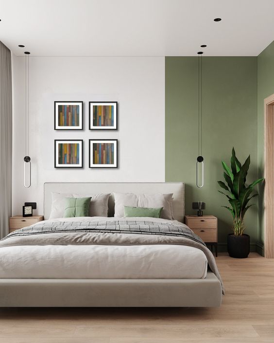 Акцентна стіна в інтер'єрі – як оформити у спальні, вітальні, кухні? Фото ідей 6 3, 52, Акцентна стіна в інтер'єрі – як оформити у спальні, вітальні, кухні? Фото ідей Акцентная стена