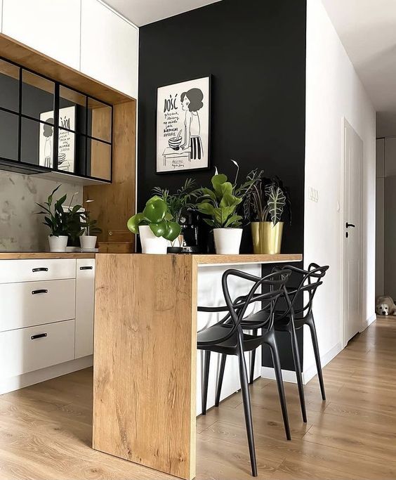 70, 9, Навіщо потрібна барна стійка на кухні? Стилі, варіанти розміщення барна стійка на кухні