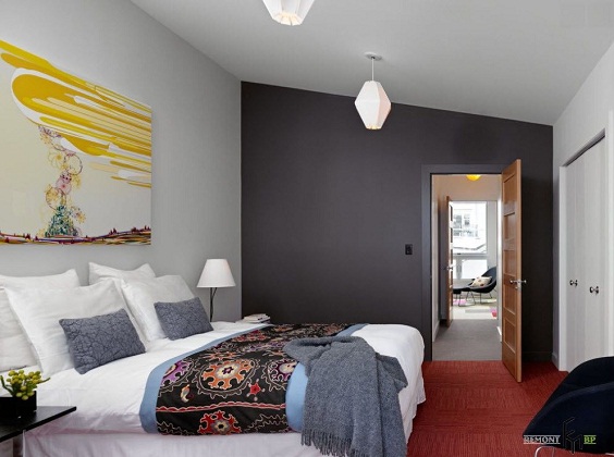 Акцентна стіна в інтер'єрі – як оформити у спальні, вітальні, кухні? Фото ідей 80 1, 54, Акцентна стіна в інтер'єрі – як оформити у спальні, вітальні, кухні? Фото ідей Акцентная стена