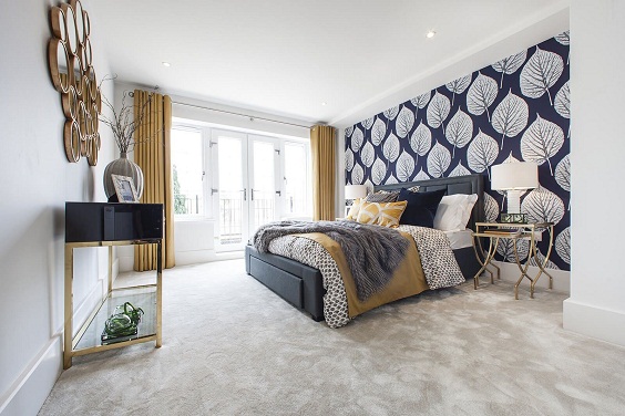 Акцентна стіна в інтер'єрі – як оформити у спальні, вітальні, кухні? Фото ідей 86 2, 12, Акцентна стіна в інтер'єрі – як оформити у спальні, вітальні, кухні? Фото ідей Акцентная стена