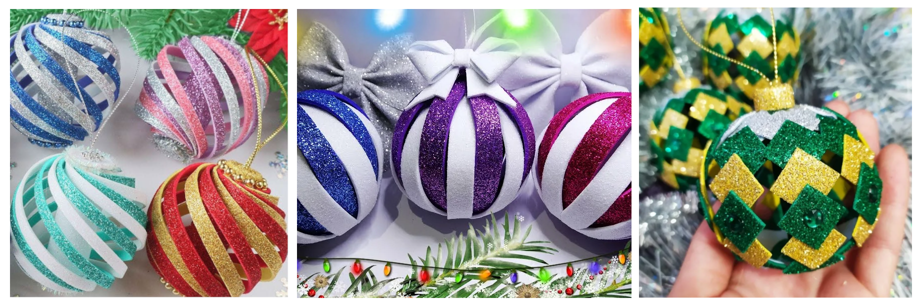 Новорічні кулі на ялинку своїми руками: ідеї красивого декору+інструкції з фото 9 2, 28, Новорічні кулі на ялинку своїми руками: ідеї красивого декору+інструкції з фото новорічні кулі