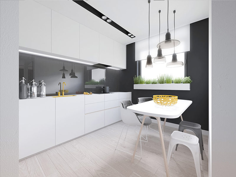 Вибираємо стиль кухні belaya kuhnya v stile minimalizm, 4, Вибираємо стиль кухні стиль кухни