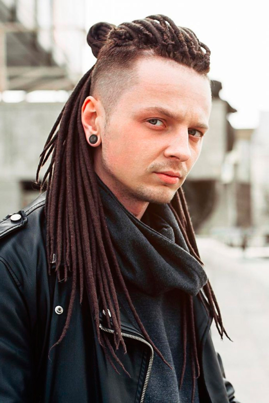 Зухвалі та солідні чоловічі стрижки на довге волосся: назви з фото. Як вибрати відповідну? dredy2, 54, Зухвалі та солідні чоловічі стрижки на довге волосся: назви з фото. Як вибрати відповідну? длинные волосы