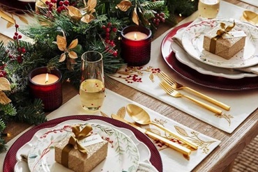 glavn 79, 9, Сервірування столу на Новий рік 2026: як створити святкову магію сатин