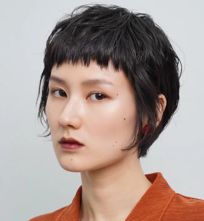 Короткі жіночі стрижки з чубчиком, які варто спробувати цього року! Назви з фото koreja4, 54, Короткі жіночі стрижки з чубчиком, які варто спробувати цього року! Назви з фото стрижки с челкой