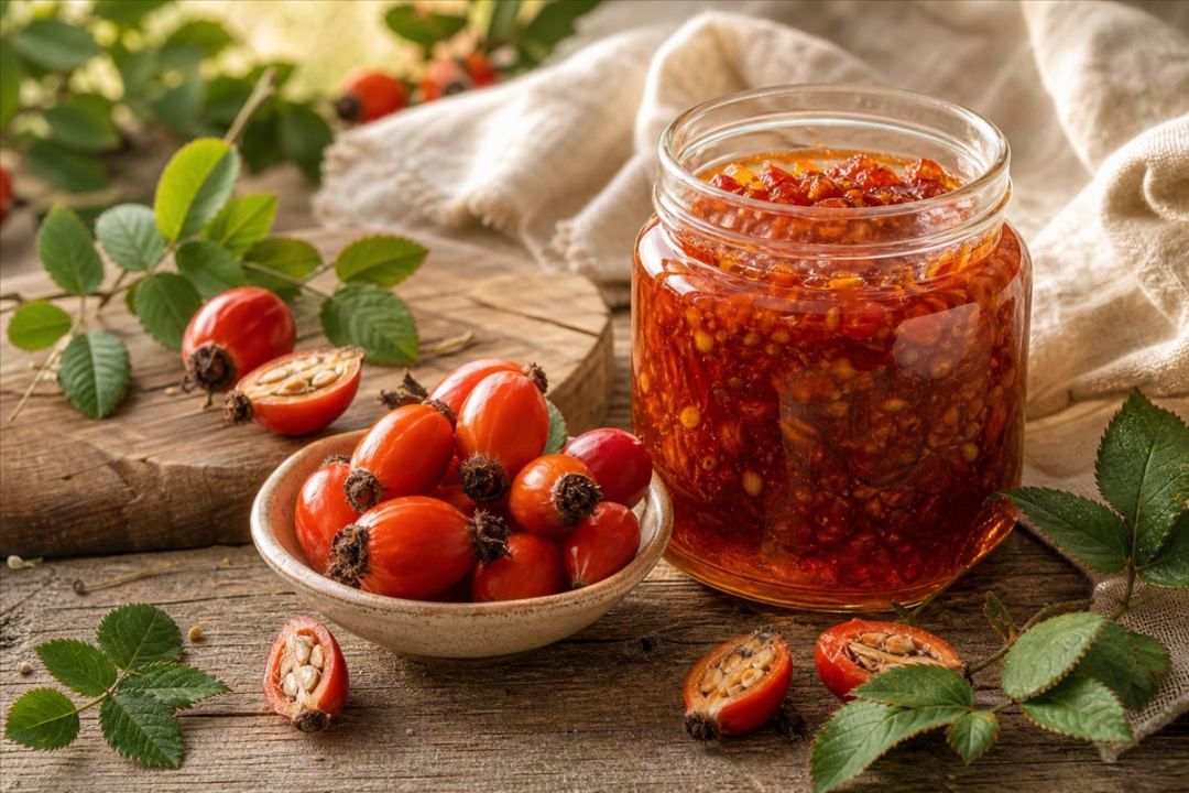 Напої з медом - кава, молоко, лимон, шипшина, смузі і медовуха мед з шипшиною - теплий настій і сушені плоди шипшини