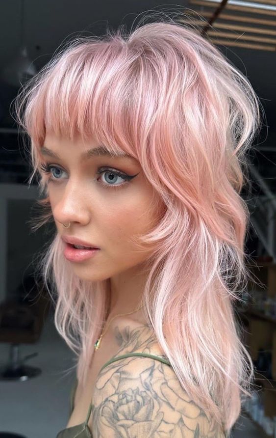 Модні жіночі стрижки-2026 на довге волосся: назви з фото, кому яка підійде? mullet4, 33, Модні жіночі стрижки-2026 на довге волосся: назви з фото, кому яка підійде? модные женские стрижки