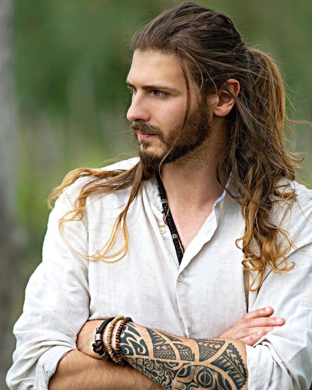 Зухвалі та солідні чоловічі стрижки на довге волосся: назви з фото. Як вибрати відповідну? polovina4, 56, Зухвалі та солідні чоловічі стрижки на довге волосся: назви з фото. Як вибрати відповідну? длинные волосы