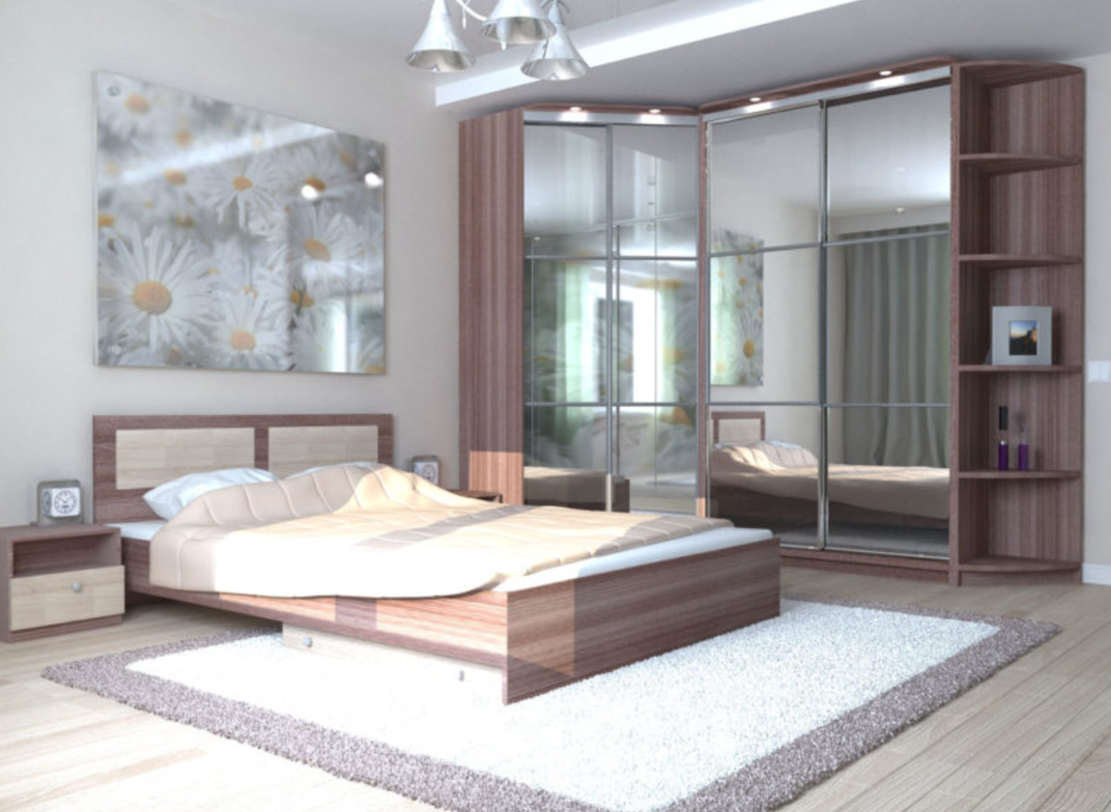 На що звернути увагу, обираючи кутову шафу для спальні? кутова шафа в спальню