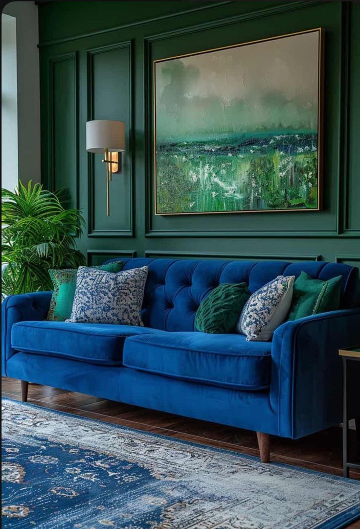 Як поєднувати кольори в інтер'єрі? Найкращі комбінації кольорів з фото sine zelenyj, 35, Як поєднувати кольори в інтер'єрі? Найкращі комбінації кольорів з фото сочетания цветов