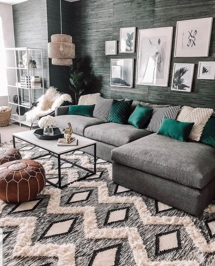 Як поєднувати кольори в інтер'єрі? Найкращі комбінації кольорів з фото zeleno seryj, 28, Як поєднувати кольори в інтер'єрі? Найкращі комбінації кольорів з фото сочетания цветов