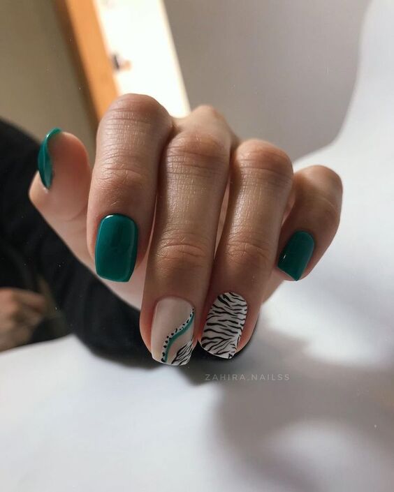 Чим позначиться 2026 у сфері нейл-дизайну? Тенденції у манікюрі, новинки+85 фото zelenyj4, 56, Чим позначиться 2026 у сфері нейл-дизайну? Тенденції у манікюрі, новинки+85 фото дизайн